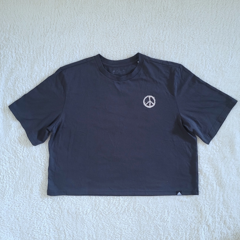 ✨️HP✨️ Adidas Los Angeles🏙 Peace Sign☮️ Tee👕 - NWT - Picture 8 of 13